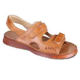 Pánské kožené sandály na suchý zip, vel. 45 1