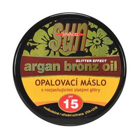 Opalovací máslo s arganovým olejem a s glitry SPF 15 200 ml 1