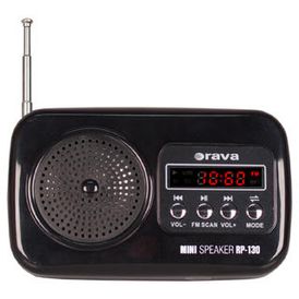Přenosné radio s USB Orava RP-130 B černé 1