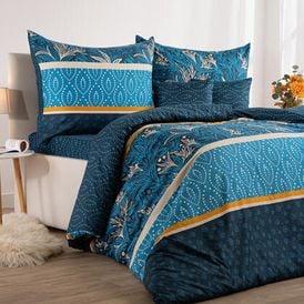 Ložní rodinná souprava z mikrovlákna GRACIOSA s prostěradly a povlaky na polštářky, sada 8 dílů na dvojlůžko 1