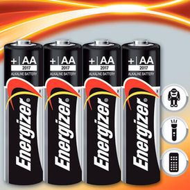 Alkalické baterie Energizer 4x AA 1