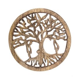 Dřevěná dekorace Strom života MANGO 1
