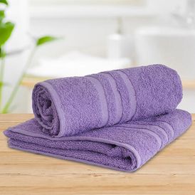 Sada 2 ks froté ručníků STANDARD fialová, 30 x 50 cm 1