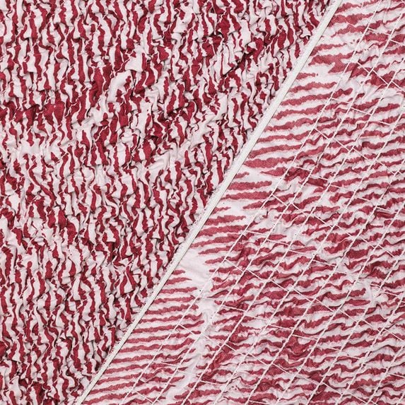 Bielastické potahy BRILLANTE bordó, dvojkřeslo (š. 120 - 160 cm) 5