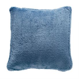 Povlak na polštářek  s dlouhým vlasem FAROE modrý, 40 x 40 cm 1