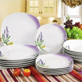 Banquet Porcelánová sada talířů LEVANDULE 18 ks 1