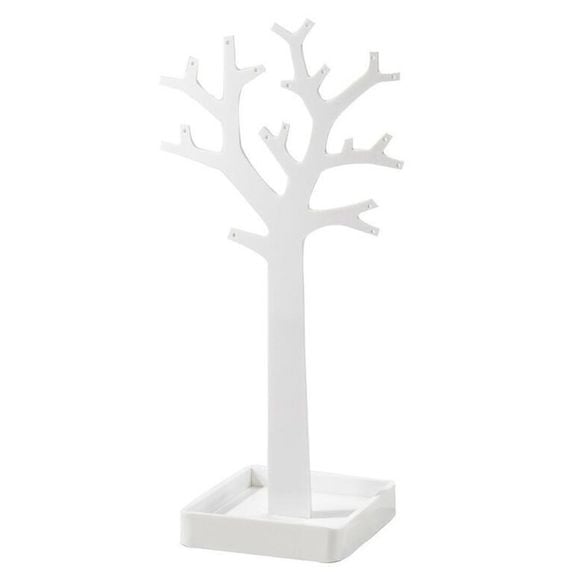 Stojan na šperky STROM bílý 3