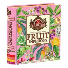 Čajová kniha FRUIT INFUSIONS dárková kolekce 32 sáčků 1