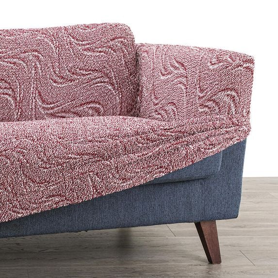 Bielastické potahy BRILLANTE bordó, dvojkřeslo (š. 120 - 160 cm) 2